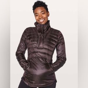 Lululemon Down For A Run Pullover II Black Cherry